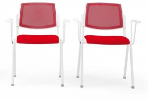 Diemmebi Штабелируемый тканевый стул с подлокотниками Volée