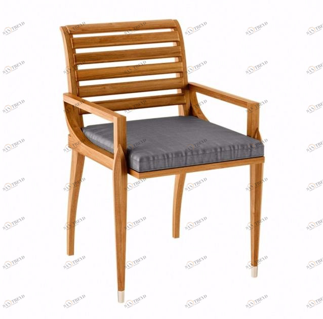 ASTELLO Садовый стул из тика с подлокотниками Iris Ir.sf1.l1