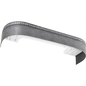 Карниз трехрядный составной Виват 240 пластик цвет графит антик