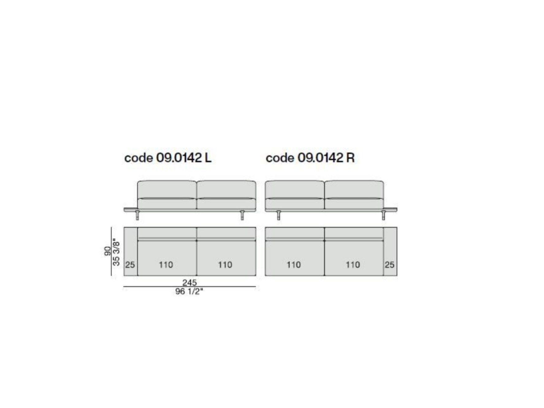 Тканевый диван с отсеком для хранения Porada Soul ARCH-00136846 - Вид №33