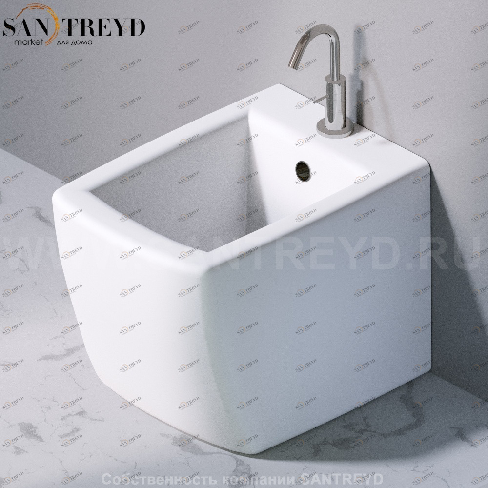 S502101 Биде напольное SQUARE A. e T. Italia AeT ITALIA