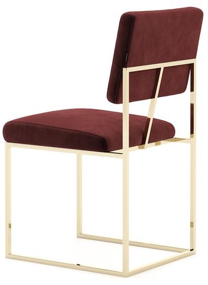 Domkapa Бархатный стул и стальная конструкция Gram Dkj21  - Вид №3