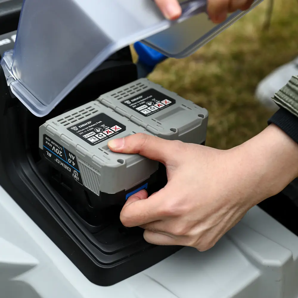 Газонокосилка аккумуляторная Deko DKLM40V PRO 20 В 40 см 2x4 Ач АКБ и ЗУ входит в комплект 87613223 STLM-2016536  - Вид №6