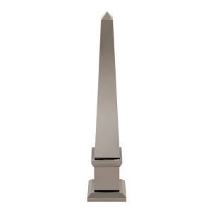 600692-99 ABHIKA OBELISQUE CRYSTAL BG DK.GREY