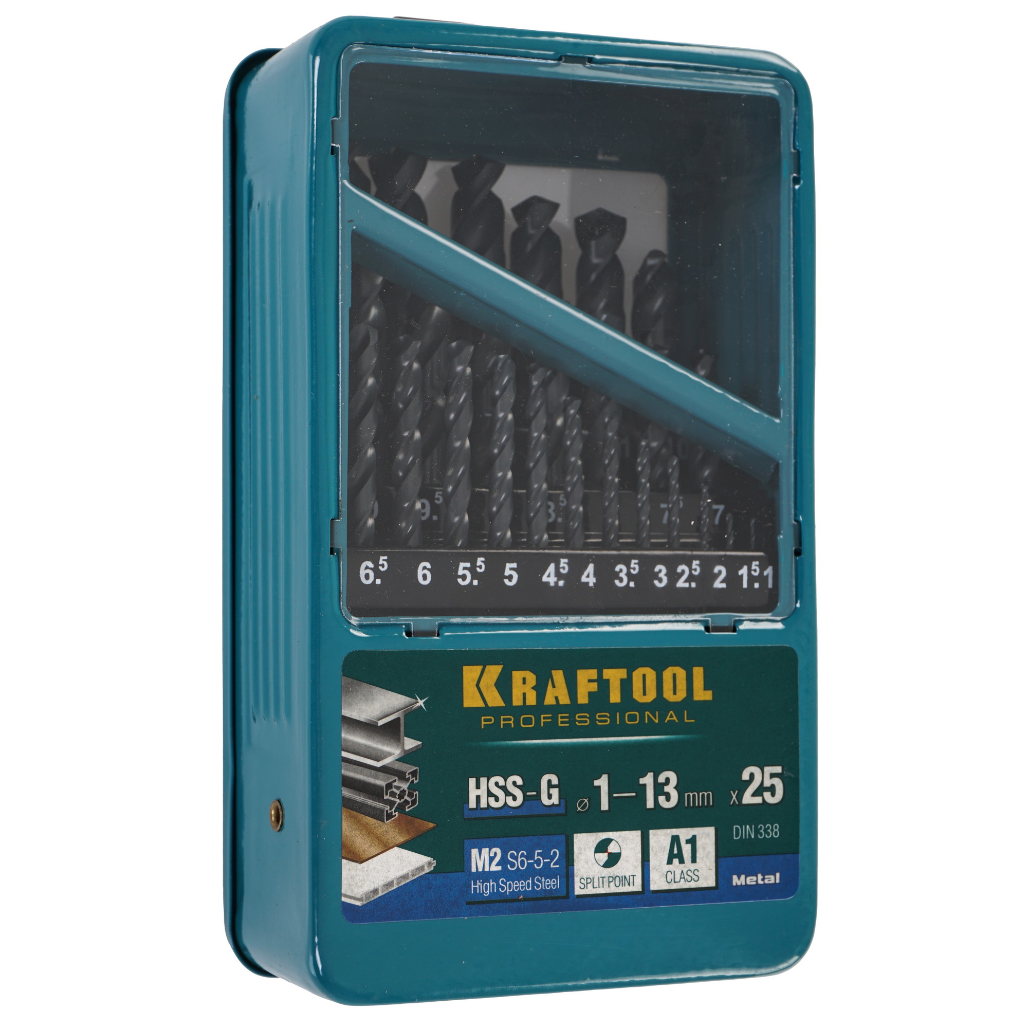 Набор сверл KRAFTOOL HSS-G 9163013 STDN-0102198 - Вид №2