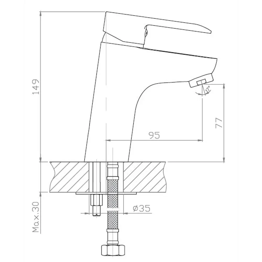 Смеситель для раковины Voda Sofia SO 26 84376596 STLM-2003487 - Вид №2