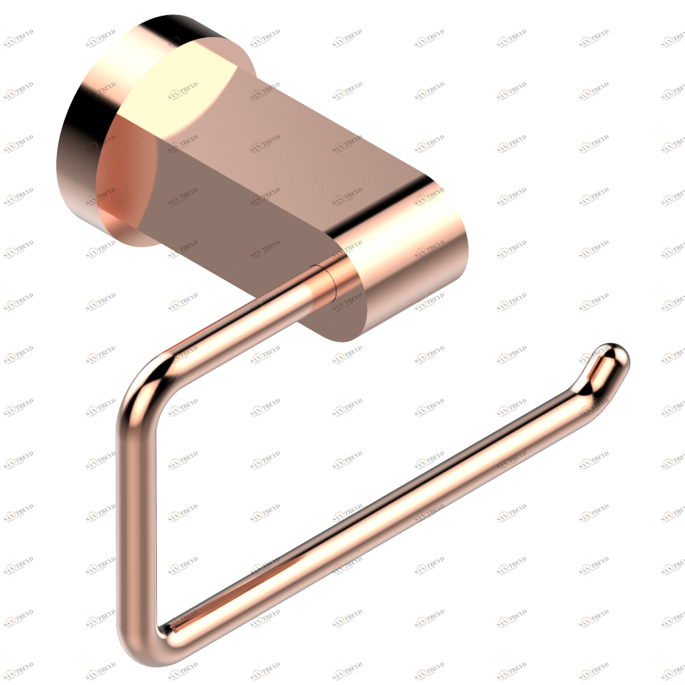 G1U-538A Бумагодержатель настенный без крышки Thg-paris Beluga с рукоятками Розовое золото G1U-538A CAT.F