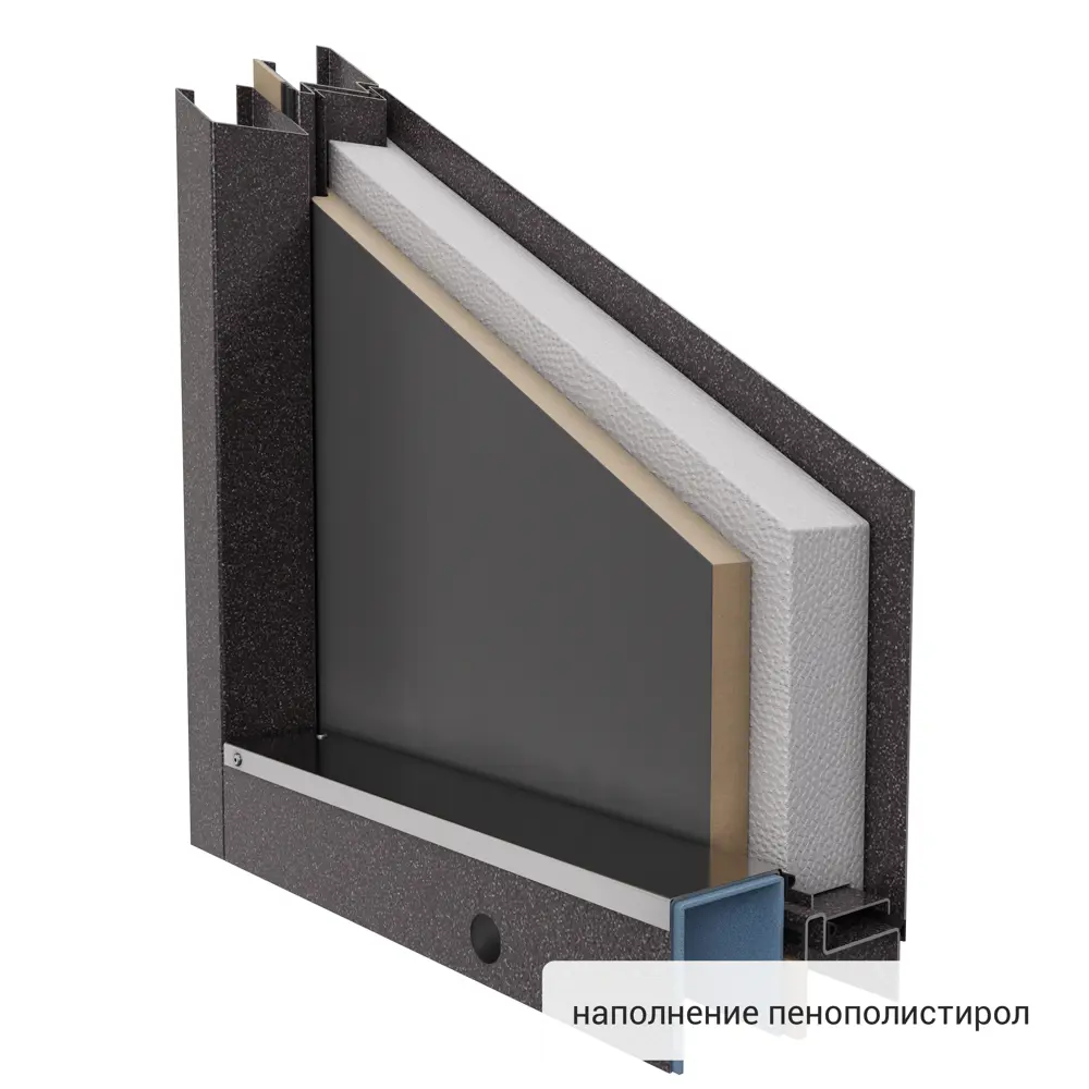 Дверь входная металлическая Термо 95x205 см правая цвет ринго пепел TOREX STLM-2199338 - Вид №16