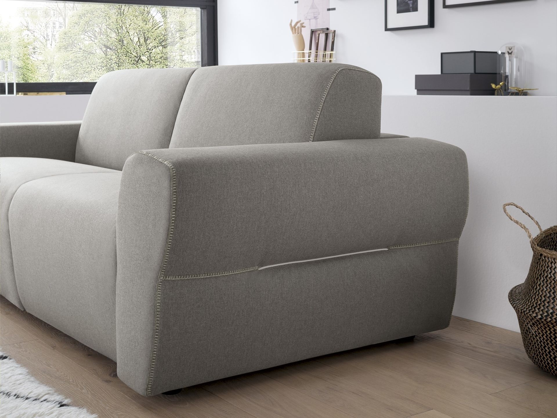 Двуспальный диван-кровать из ткани Felis Day &amp ARCH-00073244 - Вид №2