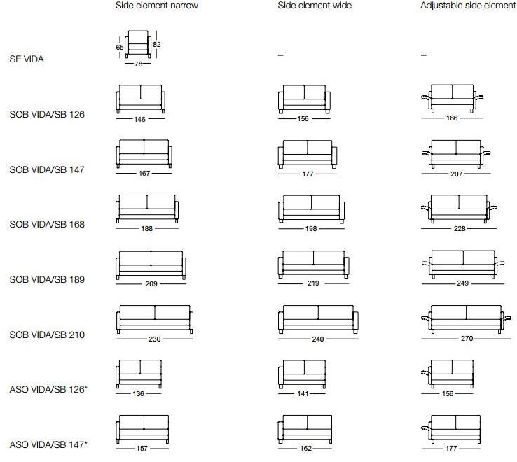 Rolf Benz Модульный тканевый диван с шезлонгом Rolf benz 004 vida sun-id-1384431 - Вид №2