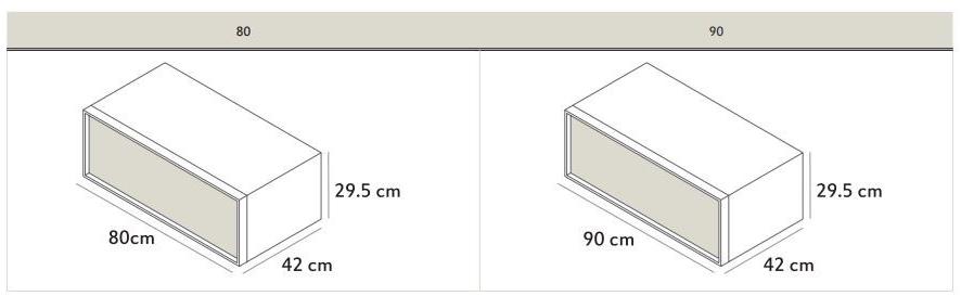 Акрон © подвесная стенка для ванной с ящиками Show Santreyd sun-id-1492494 - Вид №2