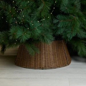 Декоративная корзина для елки KREAFORTA 60×26 см коричневая 89420783