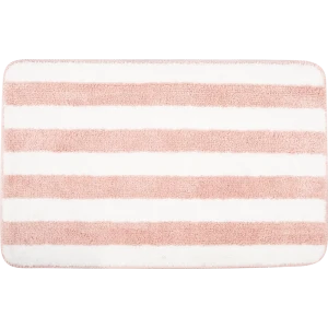 Коврик для ванной комнаты Passo 45x70 см цвет розовый/белый
