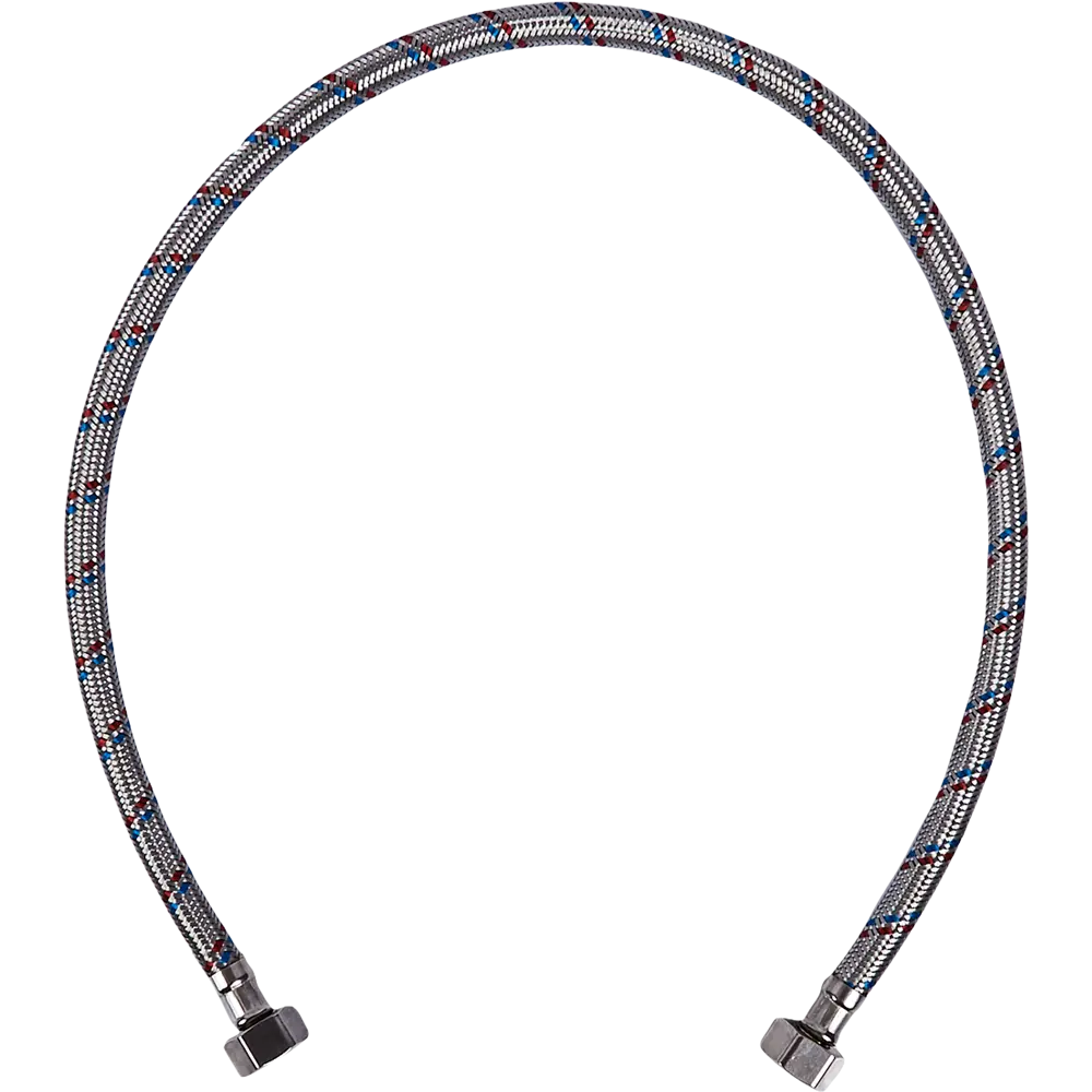 Гибкая подводка для воды ДТРД 80 см x 1/2" внутренняя-внутренняя резьба STLM-2198502 - Вид №2