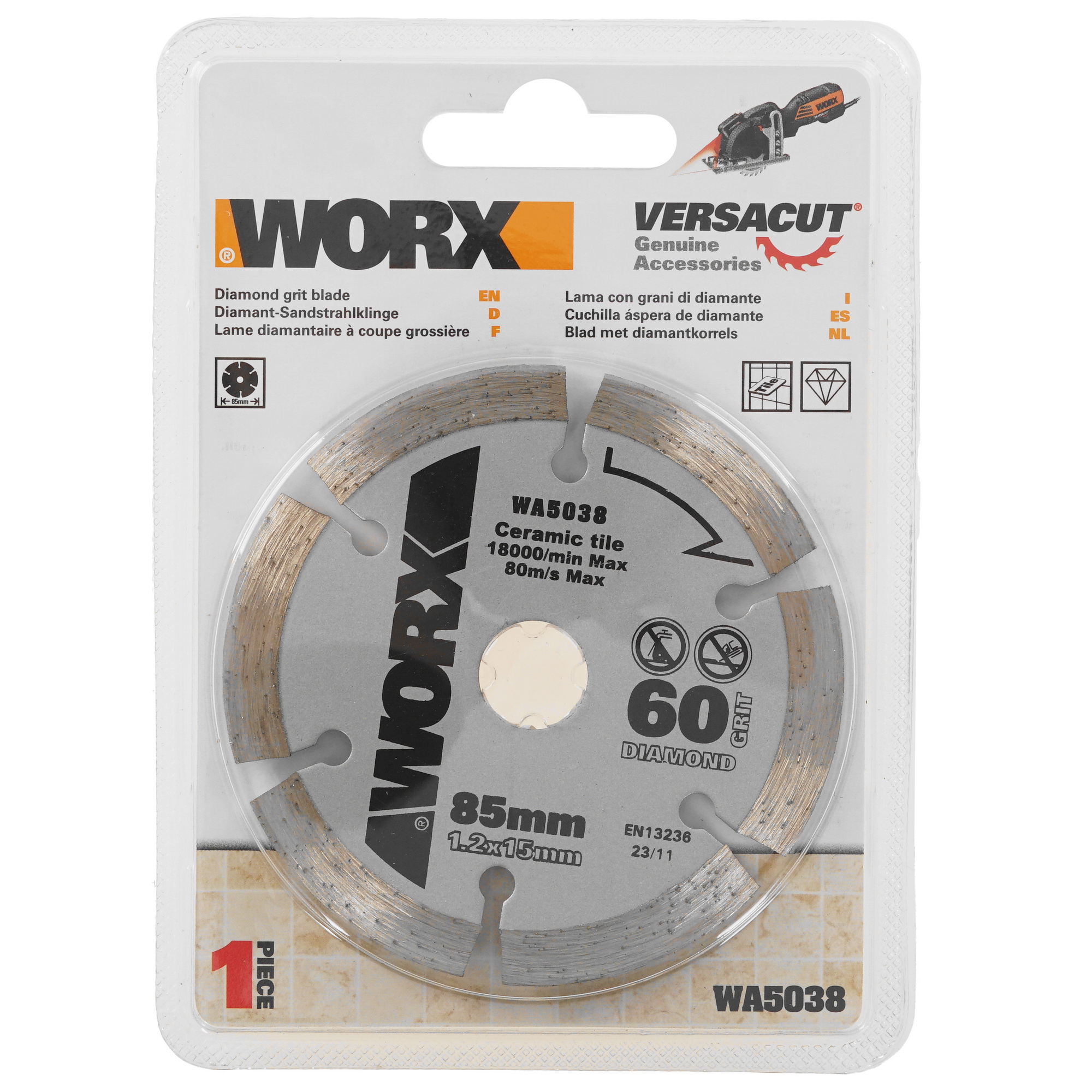 Диск алмазный WORX WA5038 9193741 STDN-0020706