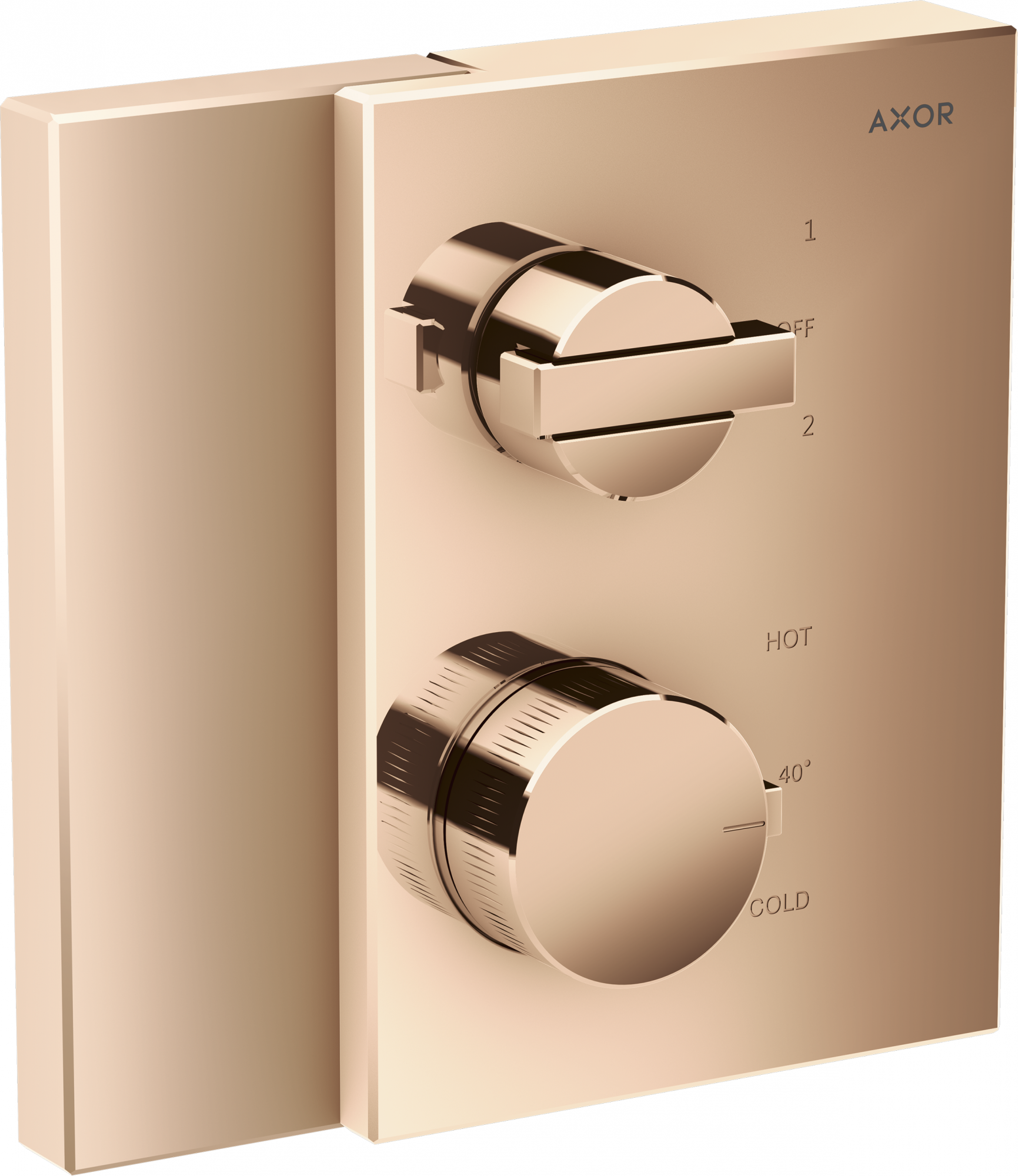 46760300 Термостат скрытого монтажа с запорно-переключающим вентилем AXOR EDGE