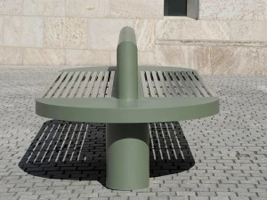 BENKERT BANKE Скамейка из нержавеющей стали и для домашних животных со спинкой Comfony