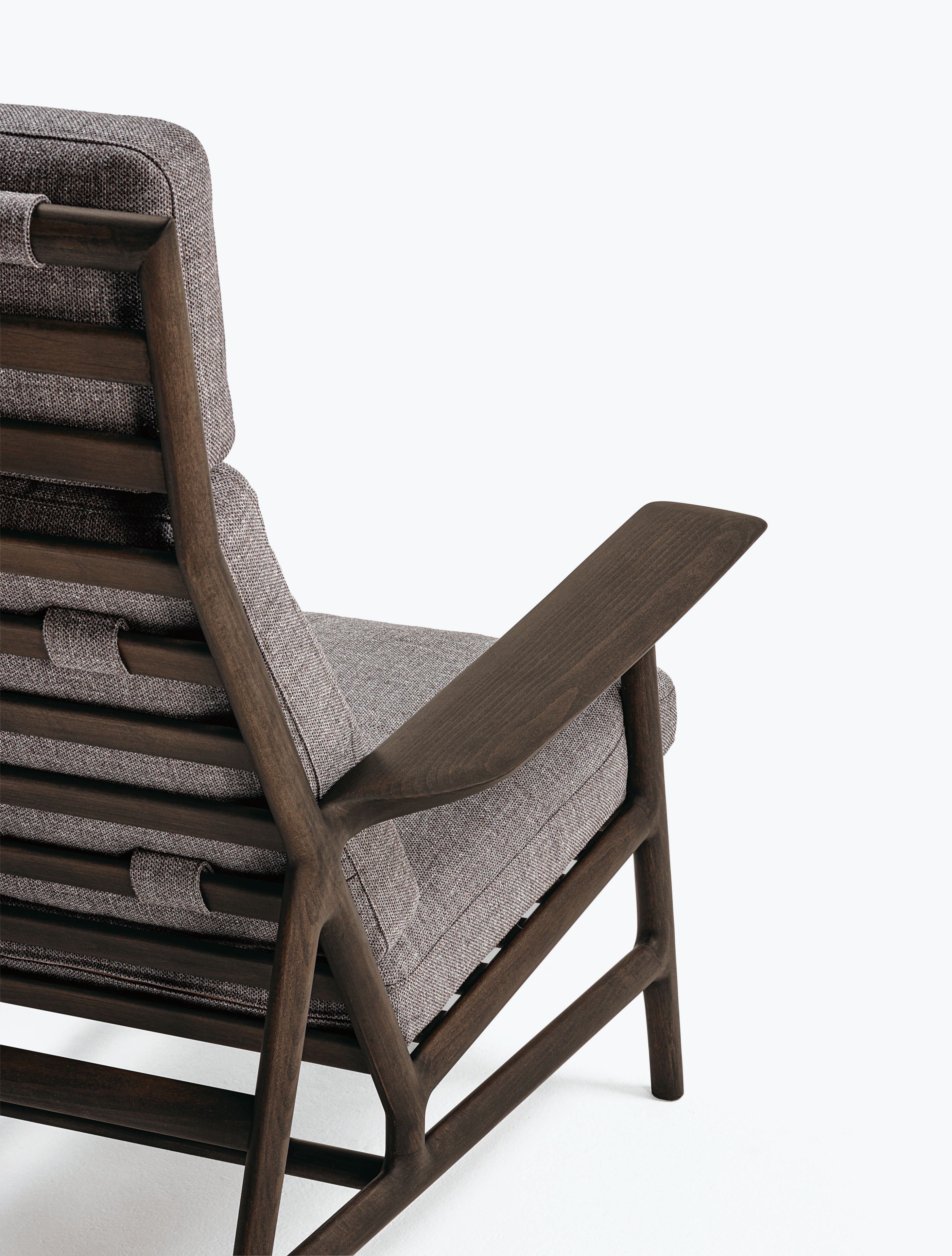 Тканевое кресло с высокой спинкой DE PADOVA PHILOSOPHERS LOUNGE ARCH-00089783 - Вид №4