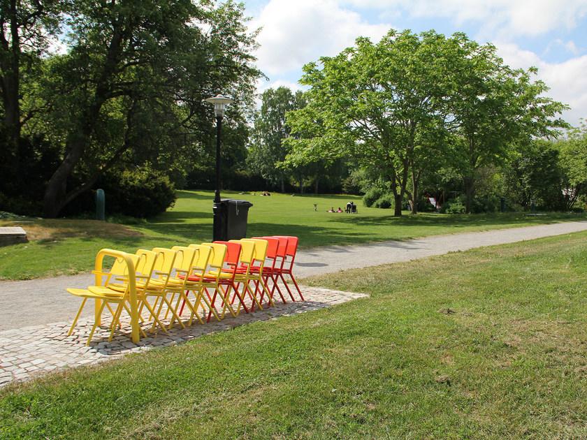 Nola Industrier Стул для улицы из стали с порошковым покрытием sun-id-1473831 - Вид №3