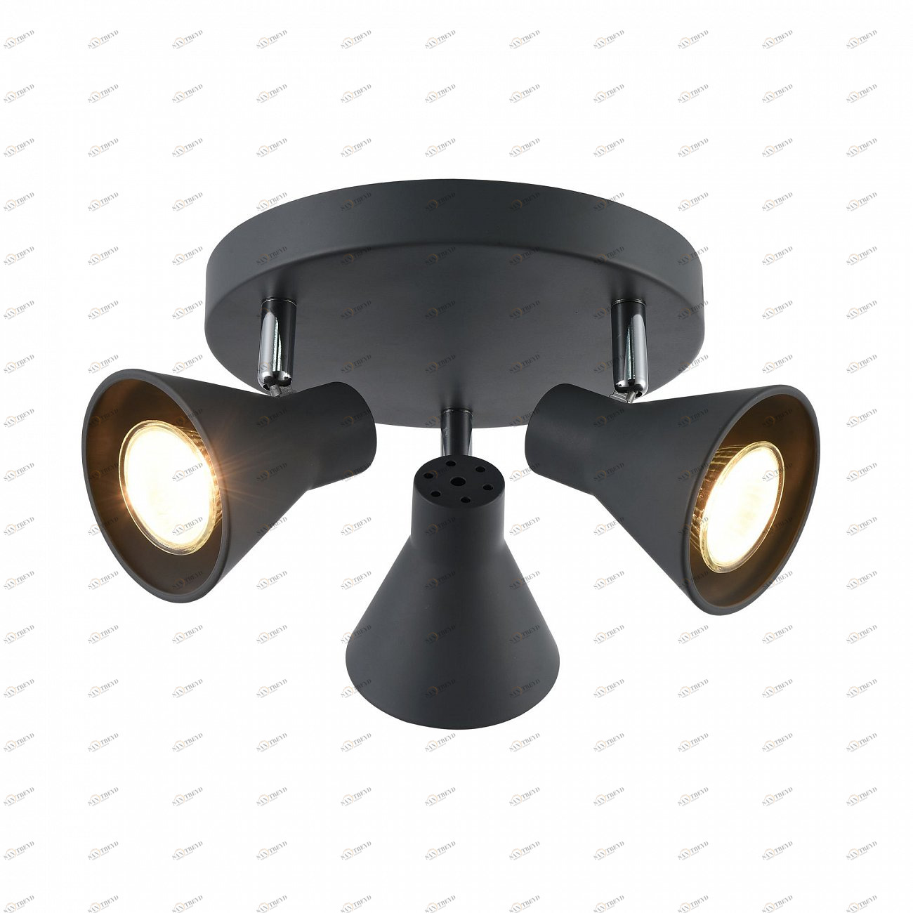 Светодиодный спот серый потолочный Freya Claris FR4308-CL-03R-GR FREYA LOFT 00-3957533 Серый