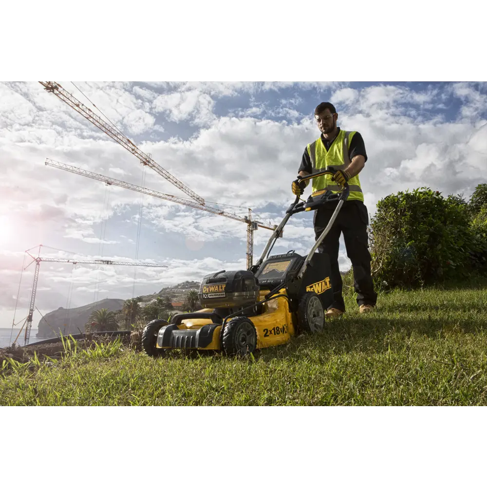 Газонокосилка аккумуляторная Dewalt 18 В 48 см 2x5 Ач АКБ и ЗУ входит в комплект 81926412 STLM-2060723  - Вид №8