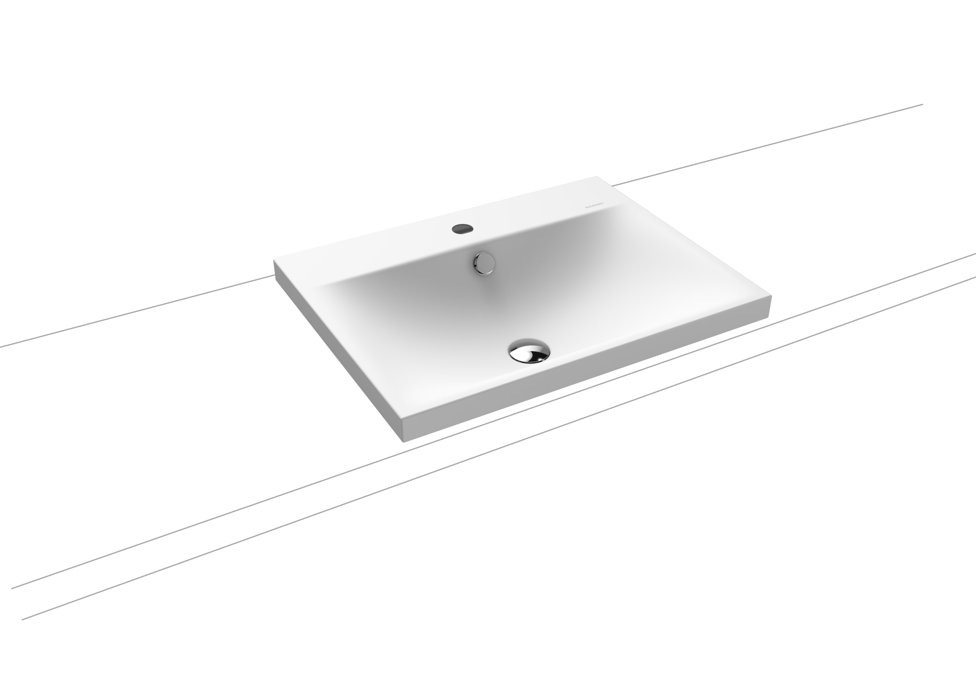 Умывальник KALDEWEI Сталь эмалированная 3040 258 альпийский белый матовый 30403319258