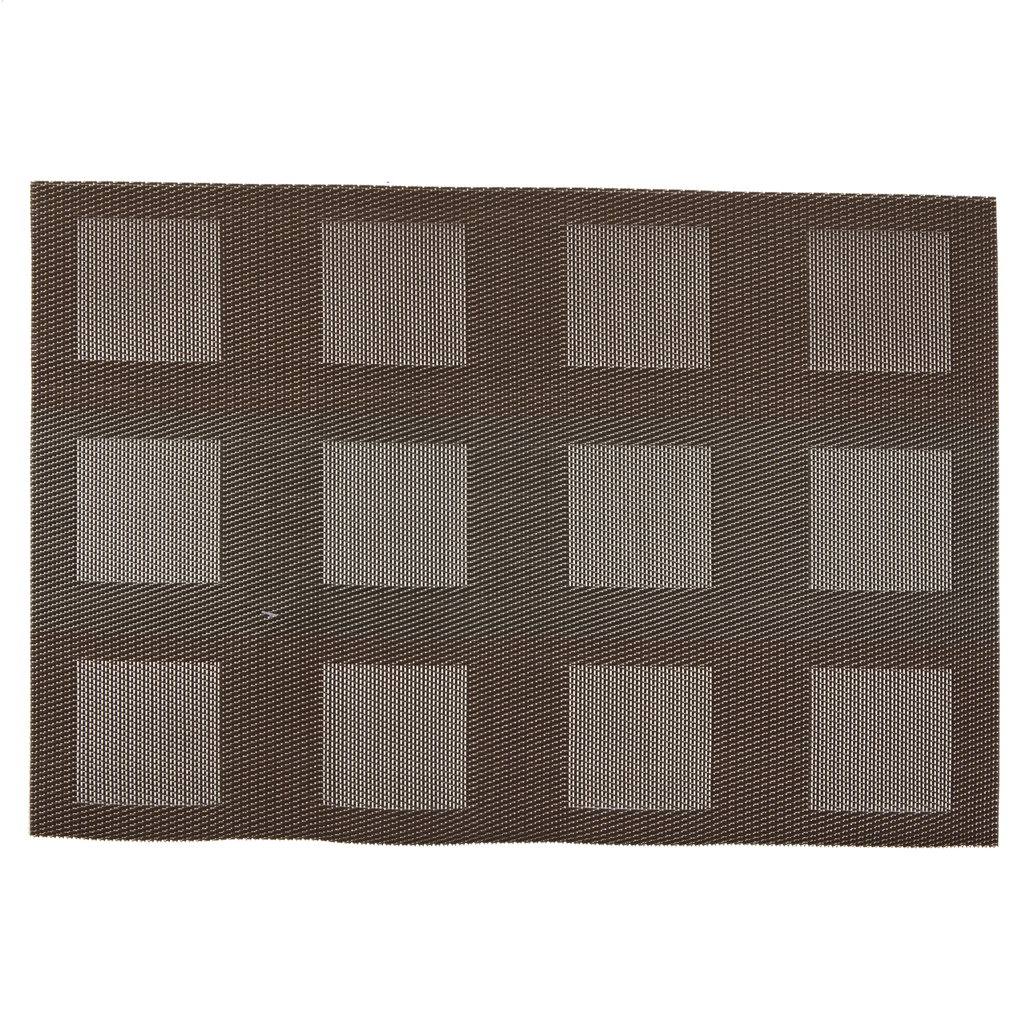 82406645 Салфетка сервировочная «Квадраты» 30x45 см цвет коричневый Santreyd 