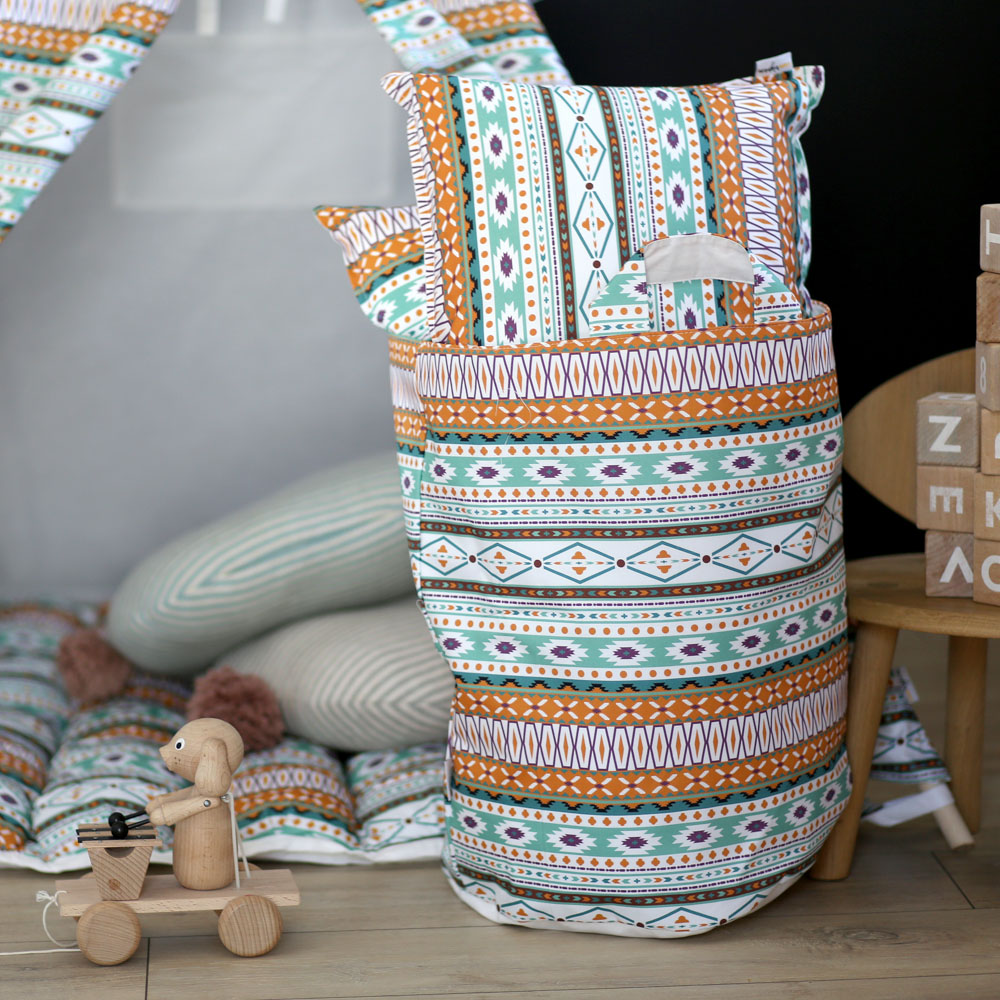 Тканевая корзина Aztec VAMVIGVAM AZTEC 281549 Зеленый;оранжевый Santreyd - Вид №1