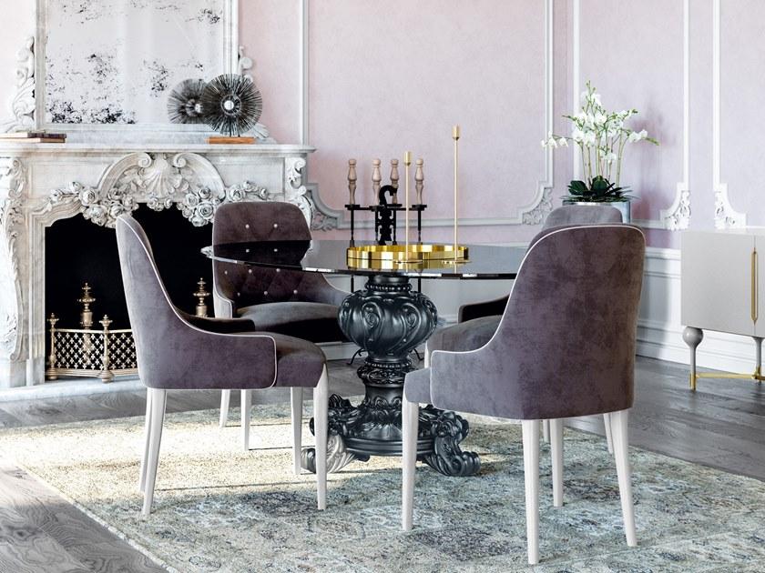 Jetclass Круглый обеденный стол из мрамора  Jcw201a, jcw201b, jcw201e  - Вид №1