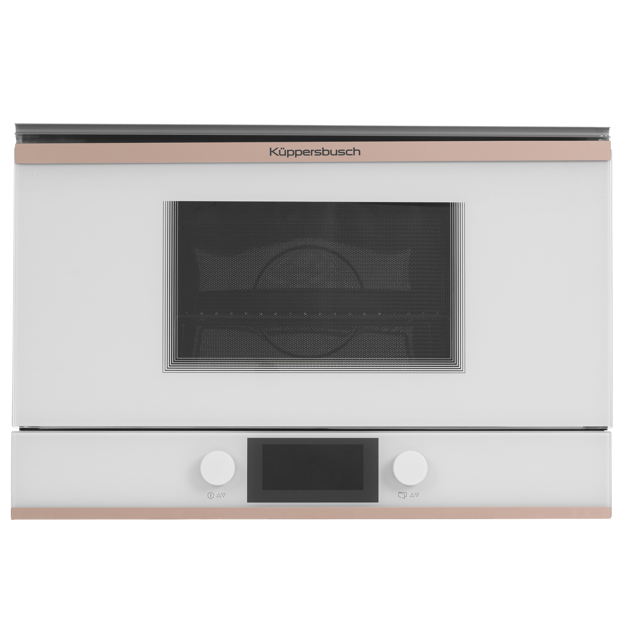 9256108 Встраиваемая микроволновая печь Kuppersbusch ML 6330.0 W7 Copper белый STDN-0033610