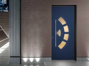 COCIF Бронированная входная дверь для улицы со стеклянными панелями Vitrum