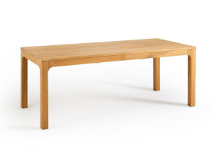 Выдвижной прямоугольный стол из дуба