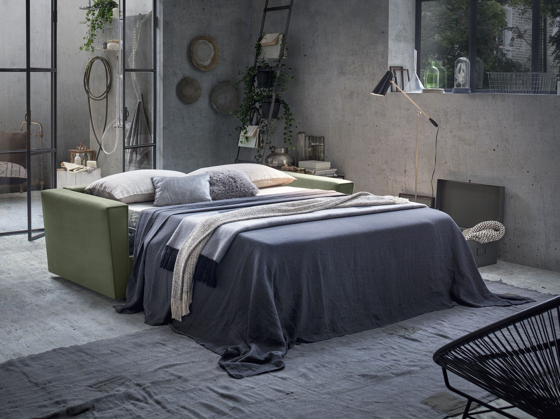 Двуспальный диван-кровать из ткани Felis Day &amp ARCH-00120756 - Вид №3