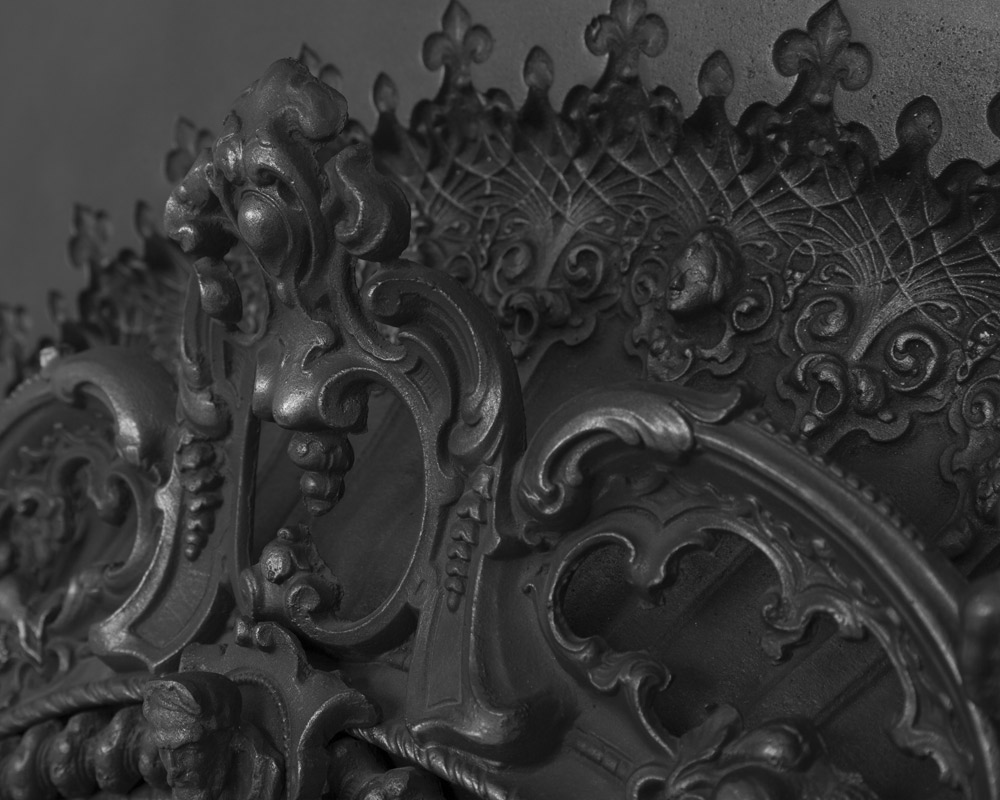 RX263 Чугунная каминная вставка в стиле рококо Сarronheating  - Вид №2