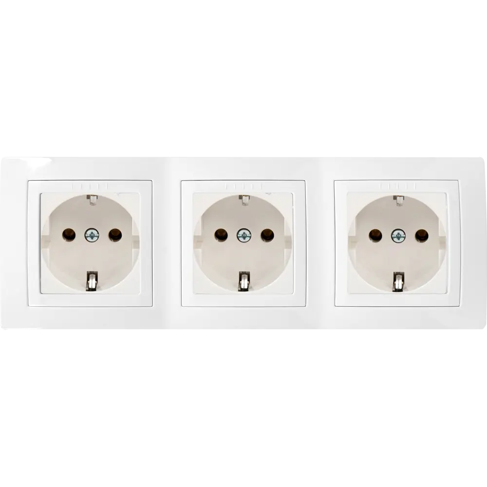 Рамка для розеток и выключателей Systeme Electric Unica 3 поста, цвет бежевый 10155209 STLM-2117122 - Вид №2