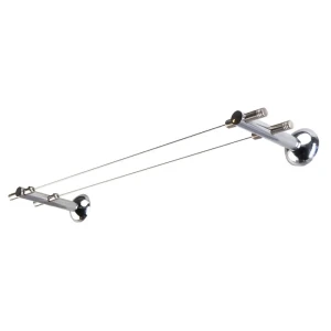 Двухрядный струнный карниз АРТ-ДЕКОР для скрытого монтажа штор 16193556