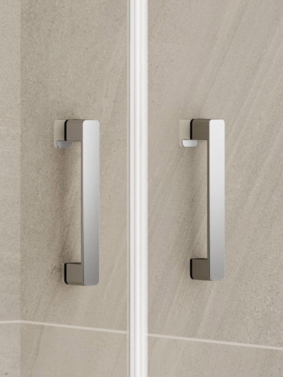 Распашные двери в нишу Provex Jolly JP 0070 JP 05 GL с боковым элементом 0070JP05GL - Вид №2