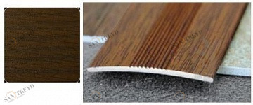 Профиль стыкоперекрывающий ПС 03.900.095 дуб венге ЛУКА 2541244