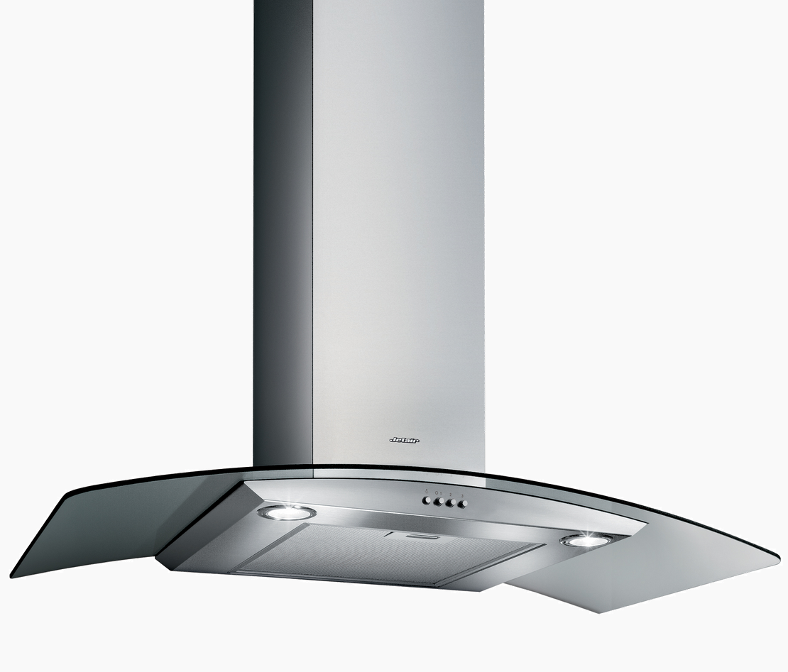 9064780 Вытяжка каминная Jetair TORY P 90 INX серебристый/прозрачный STDN-0032939