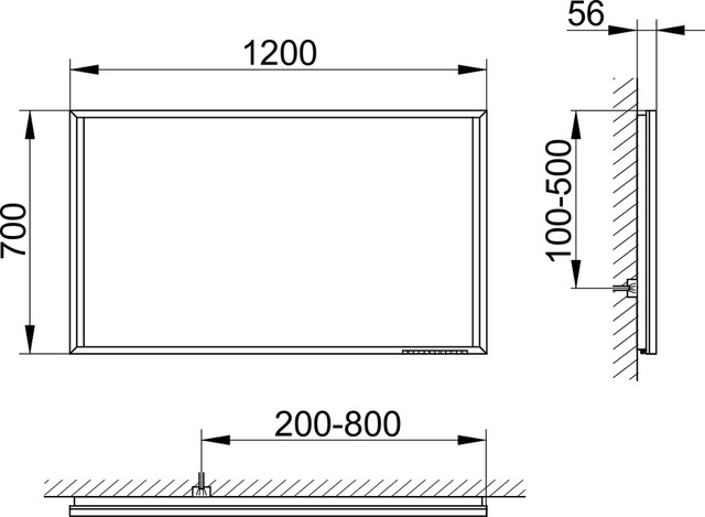 19098013503 Зеркало с подсветкой KEUCO Edition 90 - Вид №4