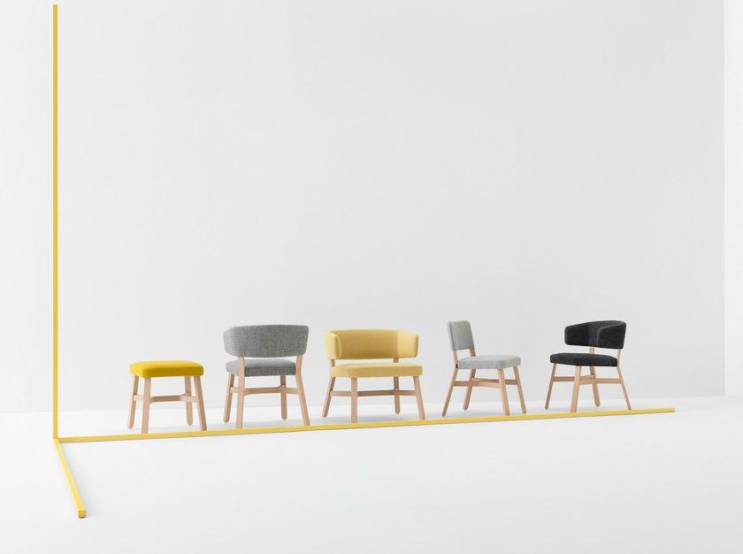 Billiani Кресло из бука и ткани Croissant sun-id-1426583 - Вид №2