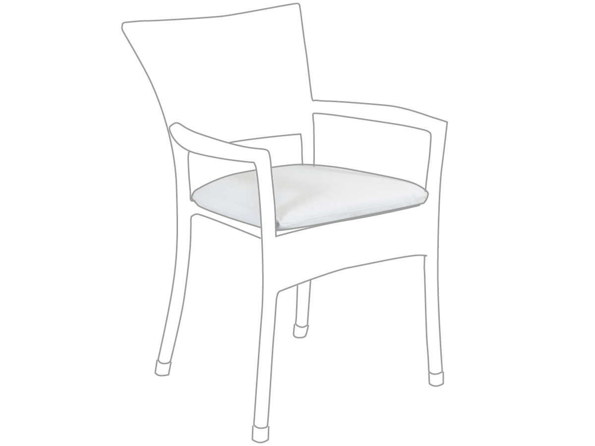 10.00.1457 Подушка кресла Bellini Prinz Outdoor classic ecru Mbm 