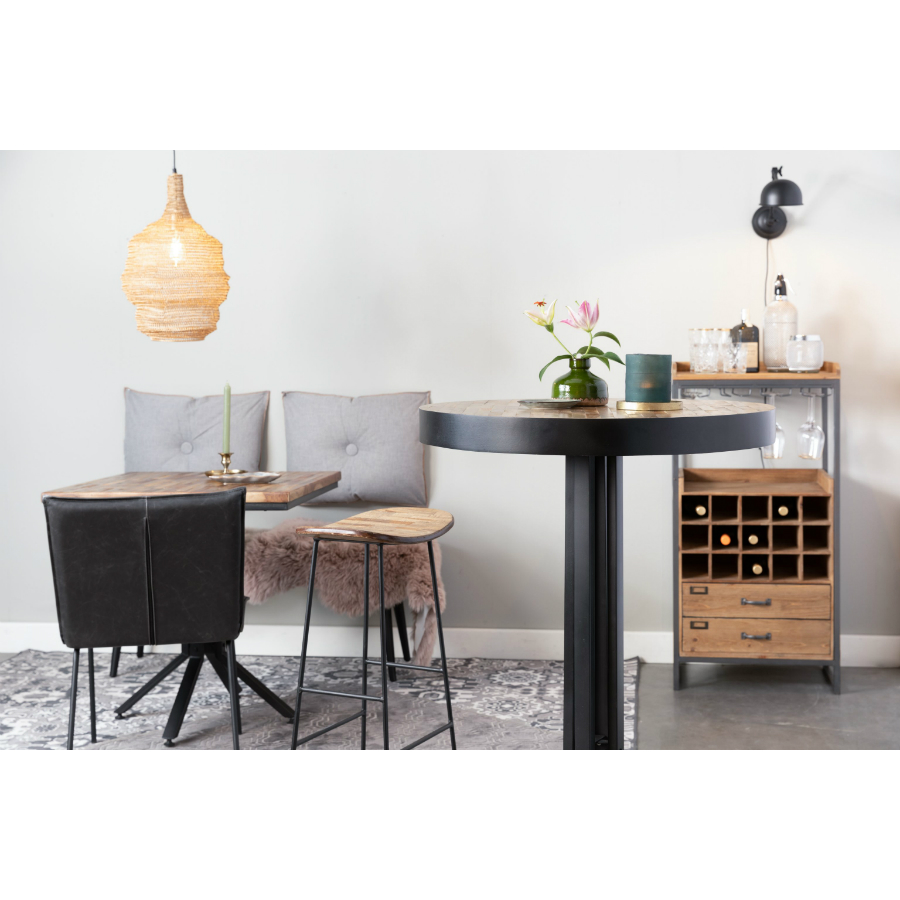 Стул высокий Tangle, дерево White Label Living 1500074 - Вид №1