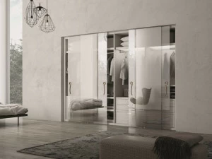 FOA Раздвижная стеклянная дверь с ручкой elvira Space