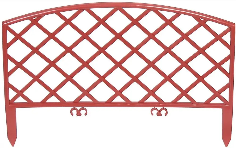 Santreyd Декоративный забор «Плетёнка» терракотовый для сада 81968077