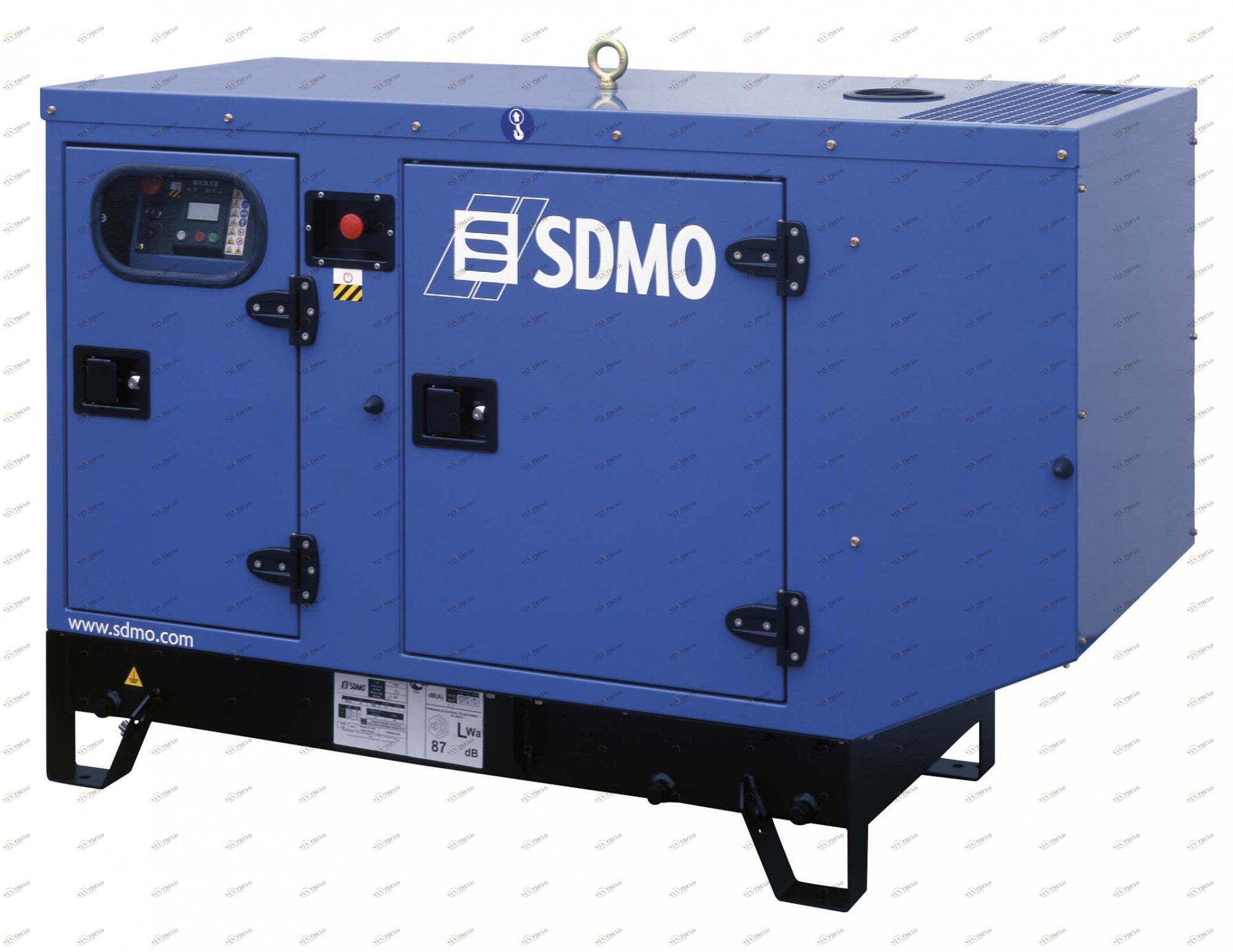 Дизельный генератор SDMO K27 в кожухе sun-id-1032348