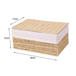 Корзина Konsensa 26x17x12 см бумага цвет бежевый 89439471 STLM-2027816