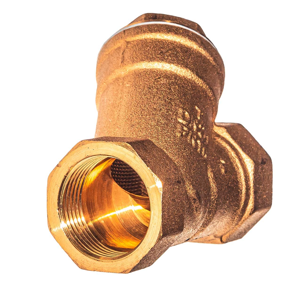 4010 Фильтр косой сетчатый грубой очистки в/в 3/4", латунь LAB.Space  - Вид №5