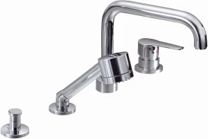 Смеситель для ванны Kaja Signum на борт на 4 отверстия 41470-С