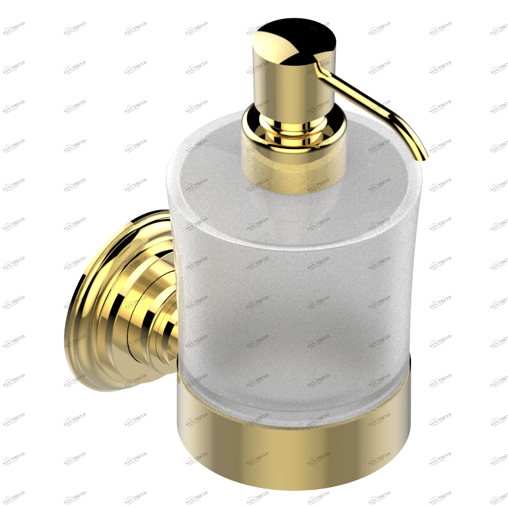 U4E-613 Дозатор для жидкого мыла настенный Thg-paris Duomo Золото U4E-613 CAT.F